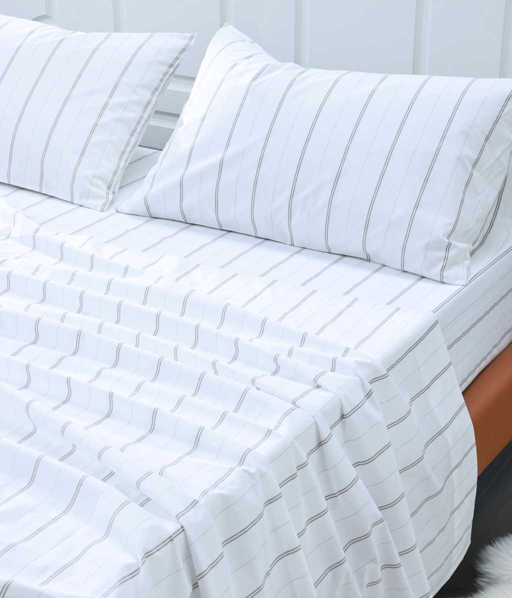 Cape Fitted Sheet Set - Taupe