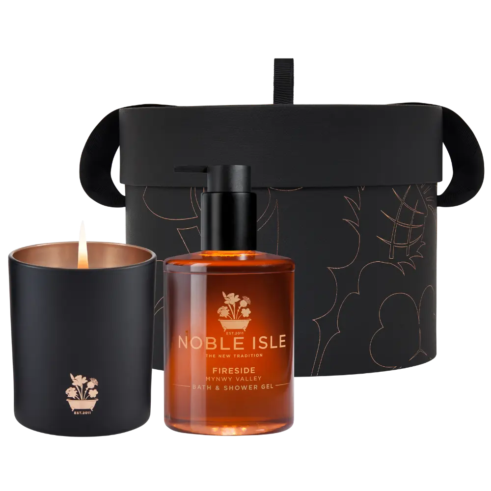 Noble Isle Fireside Bathe By Candlelight Set