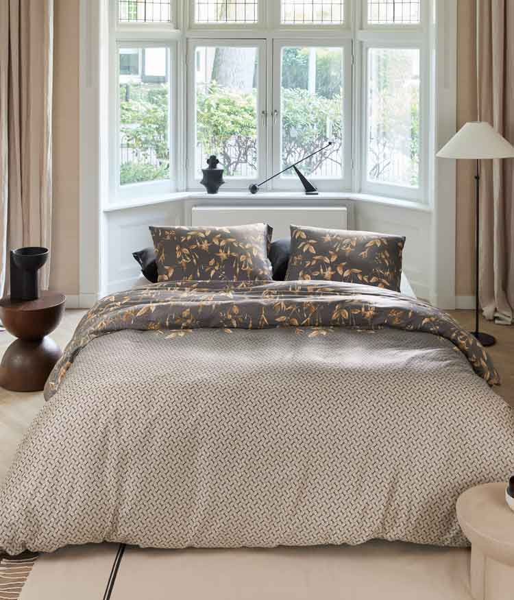 Bedding House Khai Anthracite Duvet Set