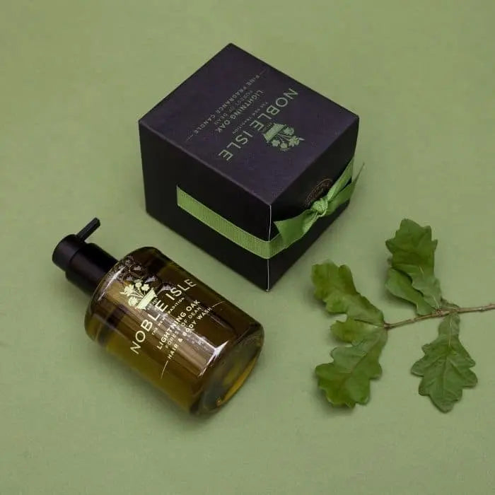 Noble Isle Lightning Oak Bathe By Candlelight Set