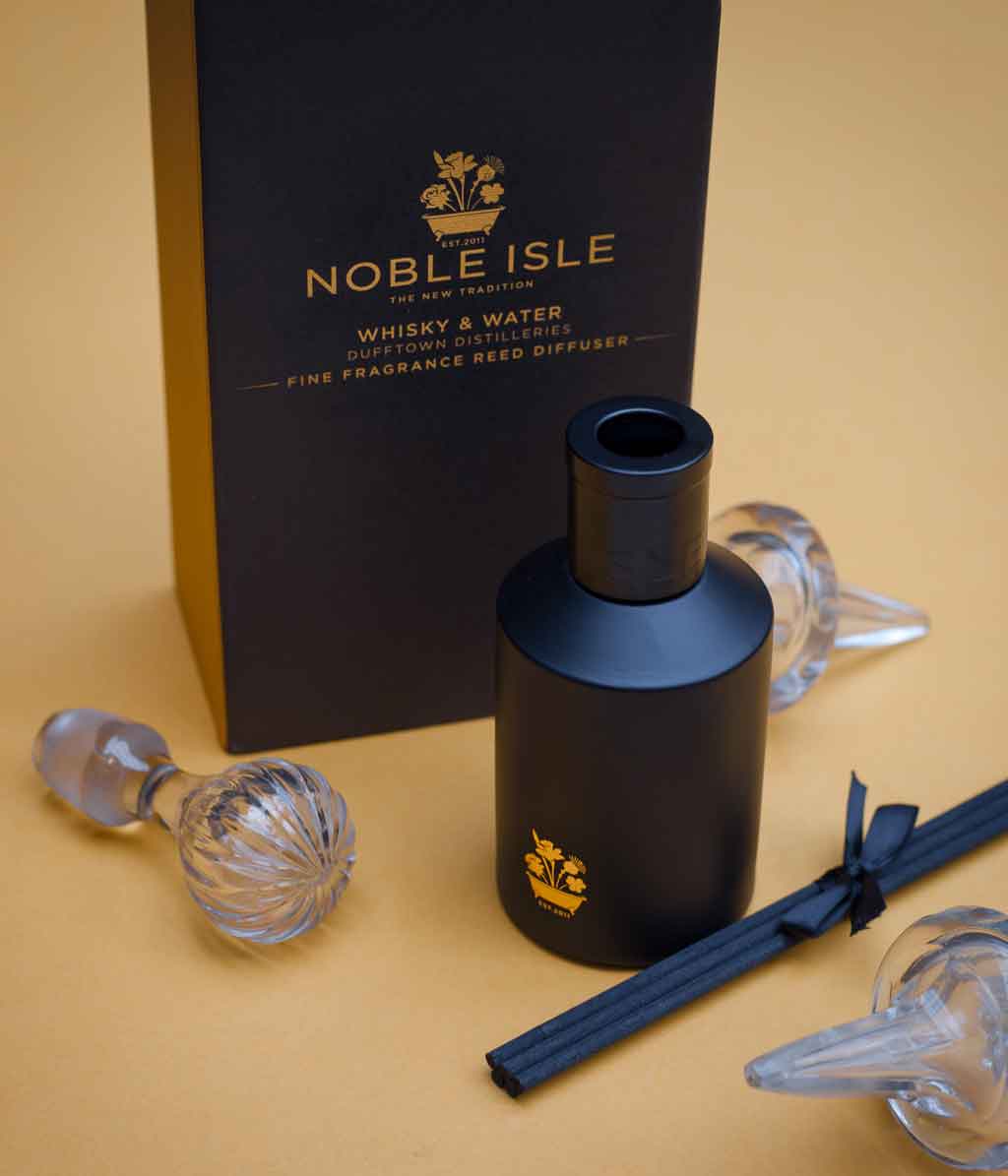 Noble Isle Whisky & Water Fine Fragrance Reed Diffuser 180ml