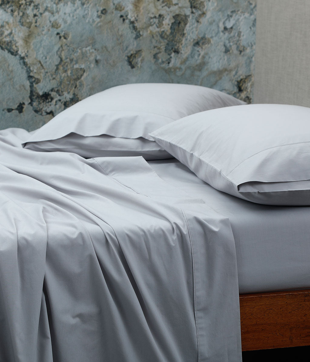 Pure Cotton 200TC Pillowcase Set Pewter