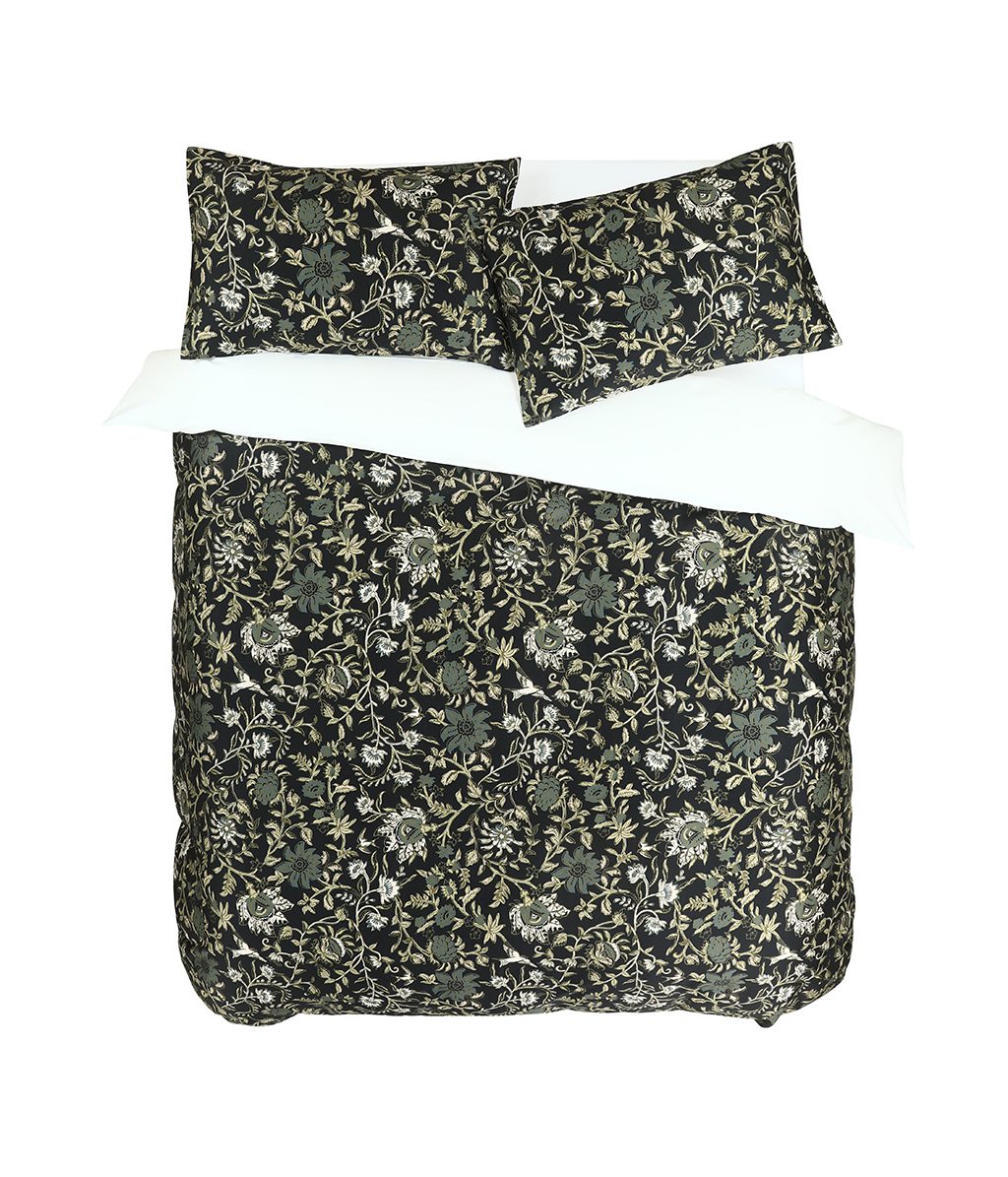 Ivy Ebony Duvet Set