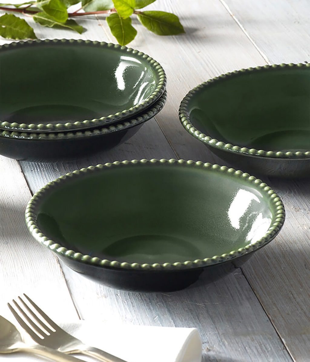 Bobble Pasta Bowl Green