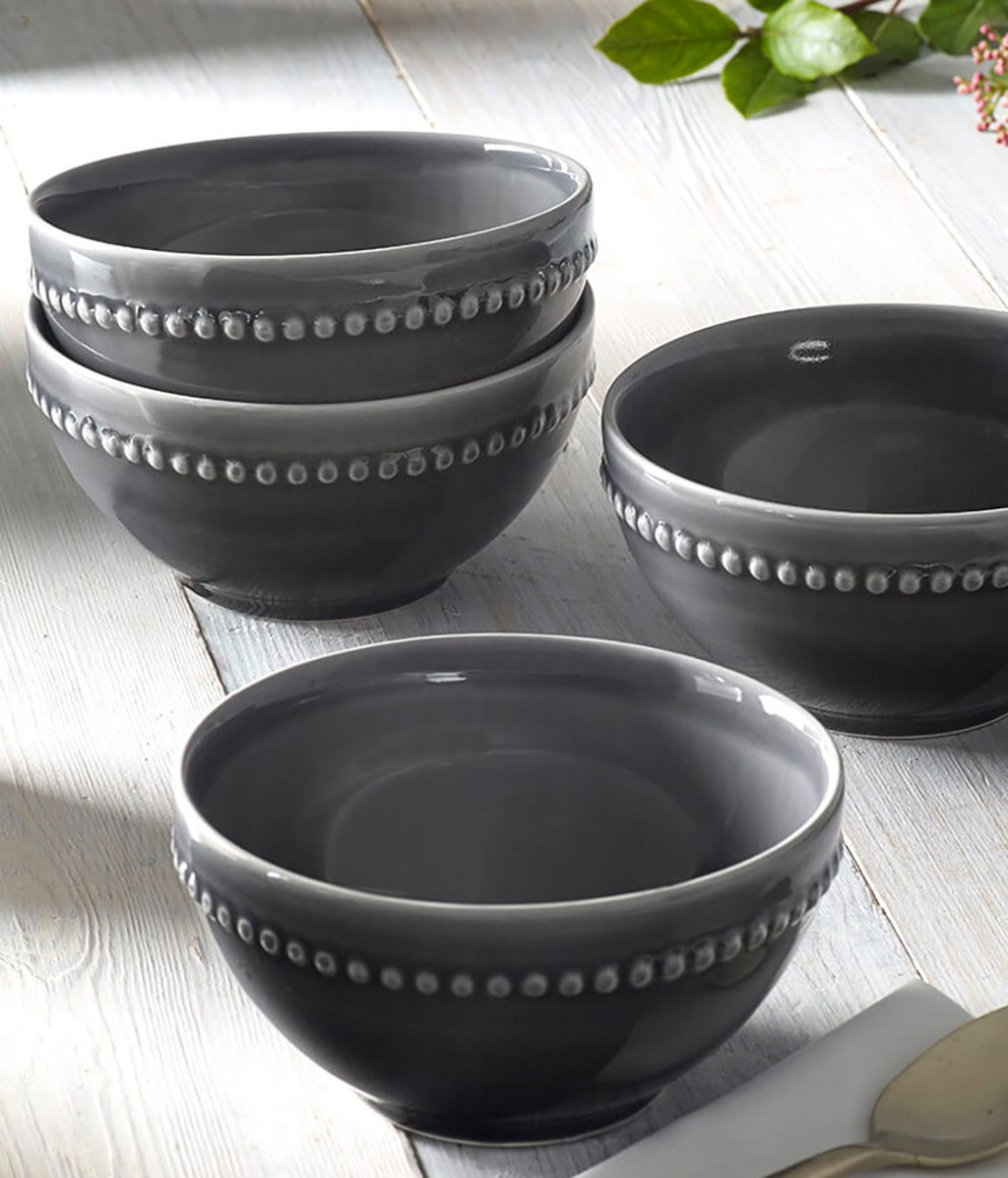 Bobble Cereal Bowl Grey