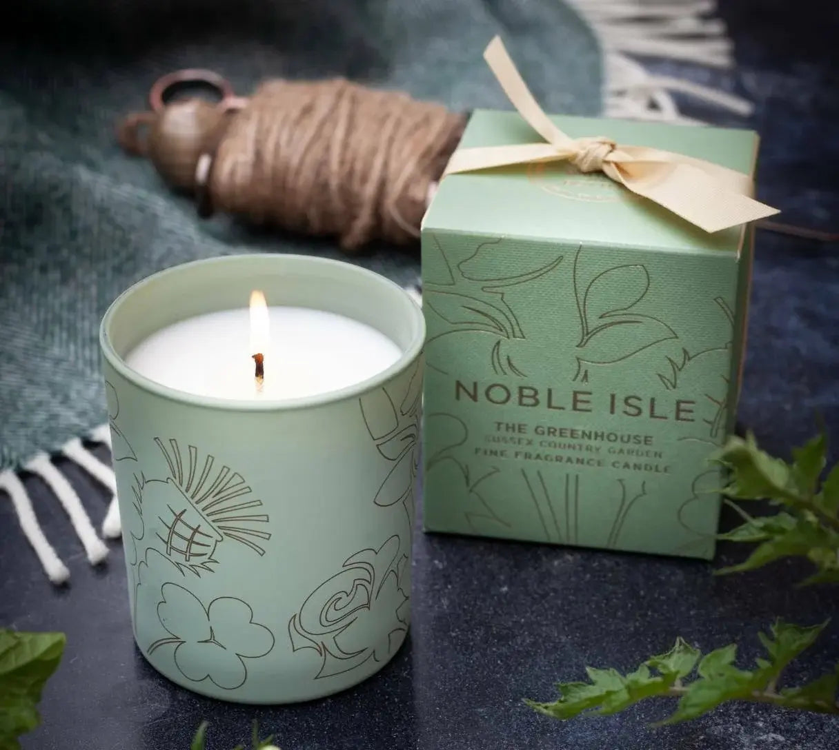 Noble Isle Greenhouse Bathe By Candlelight Set