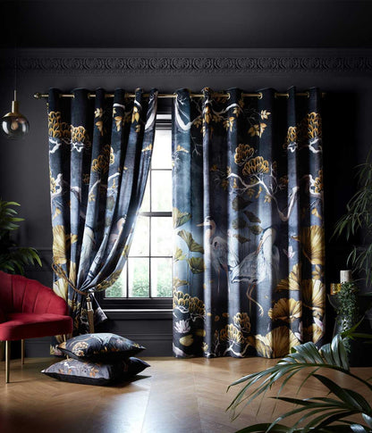 Midnight Orient Curtains