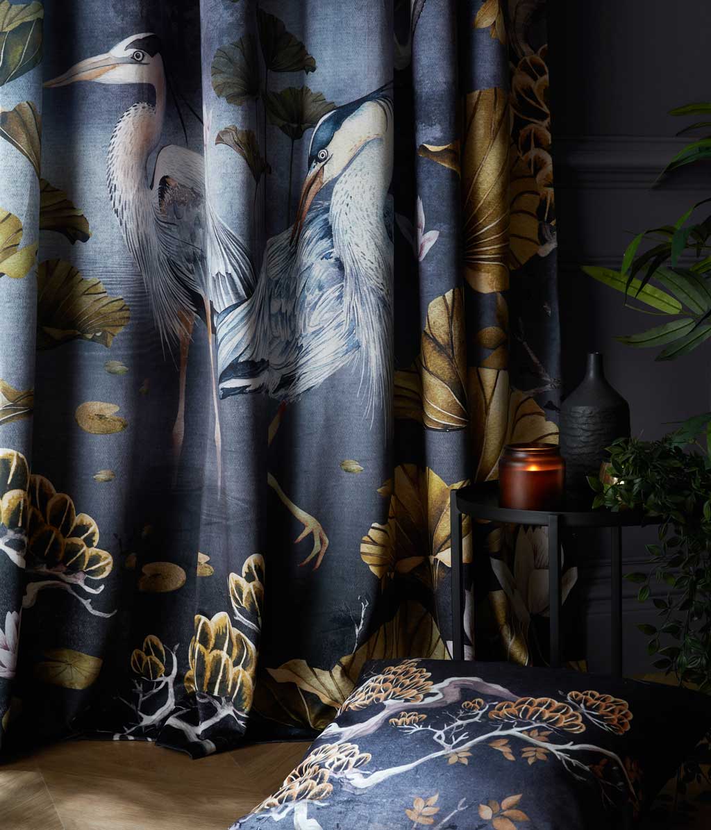 Midnight Orient Curtains