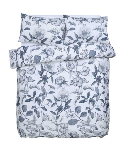 Botanical Duvet Set - Bluestone