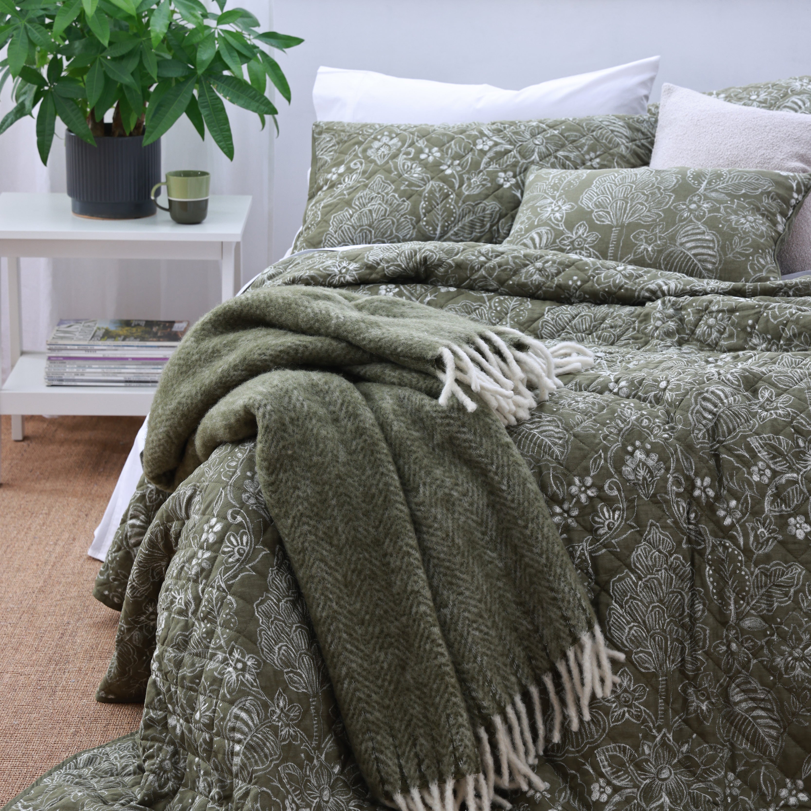 Botanica Bedspread Set Poplar