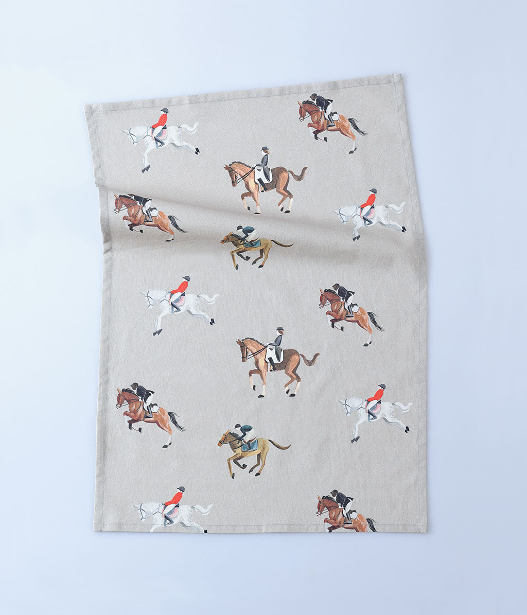 Equestrian Tea Towel