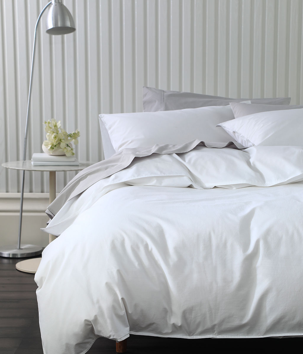 Pure Cotton 200TC Duvet Set White