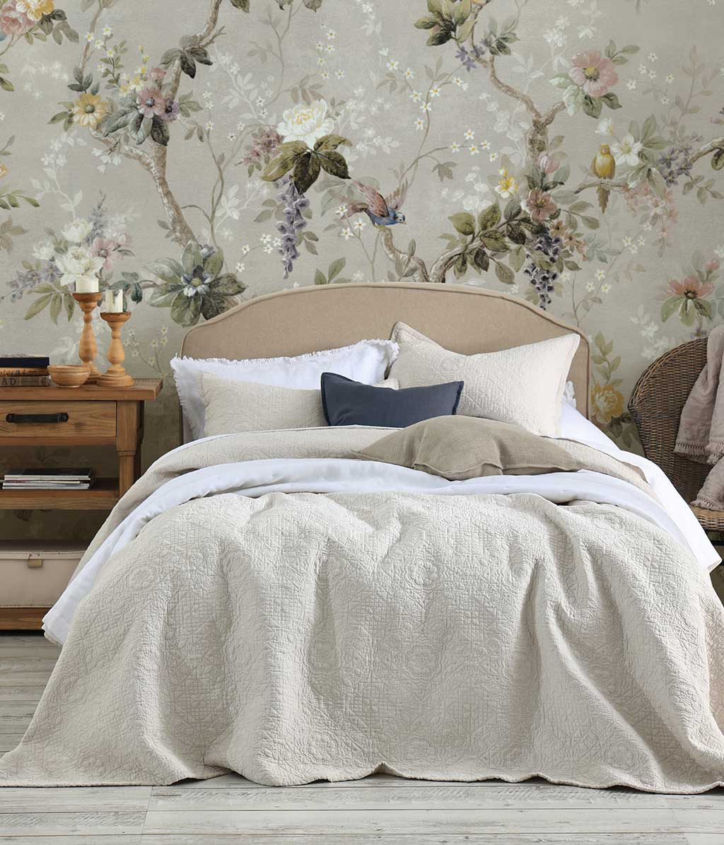 Thorndon Bedspread Set Natural