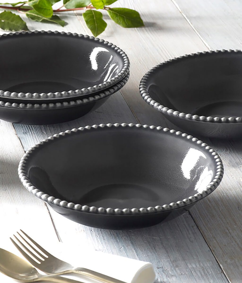 Bobble Pasta Bowl Grey